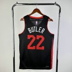 Maillot de Basket #22 Butler Miami Heat 23-24 city Noir Imprimé